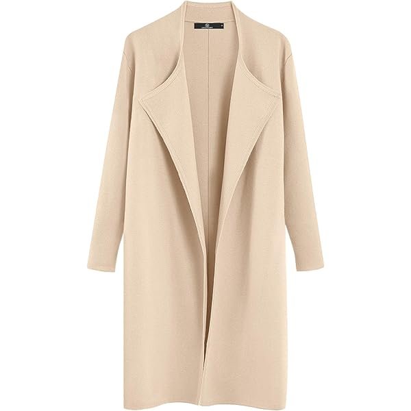 Women's Long Cardigan Sweaters Oversized Fall Dressy Coatigan Jackets Trendy Knit Winter Coats